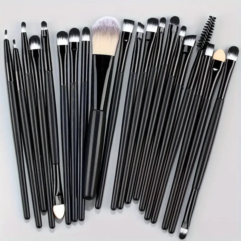 20Pcs Soft Makeup Brushes Set for Cosmetics Highlighter Foundation Blush Brush Eyeshadow Powder Beauty Blending Makeup Tools