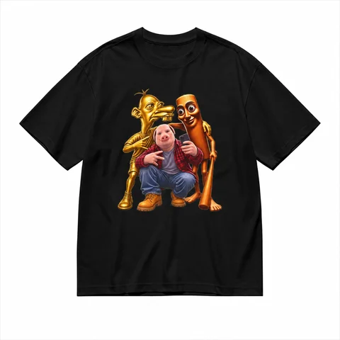 Summer Unisex Tung Tung Tung Sahur T Shirt Women Graphic Streetwear Comfortable，Funny Meme Brainrot T-Shirt Short Sleeve Fashion Clothing
