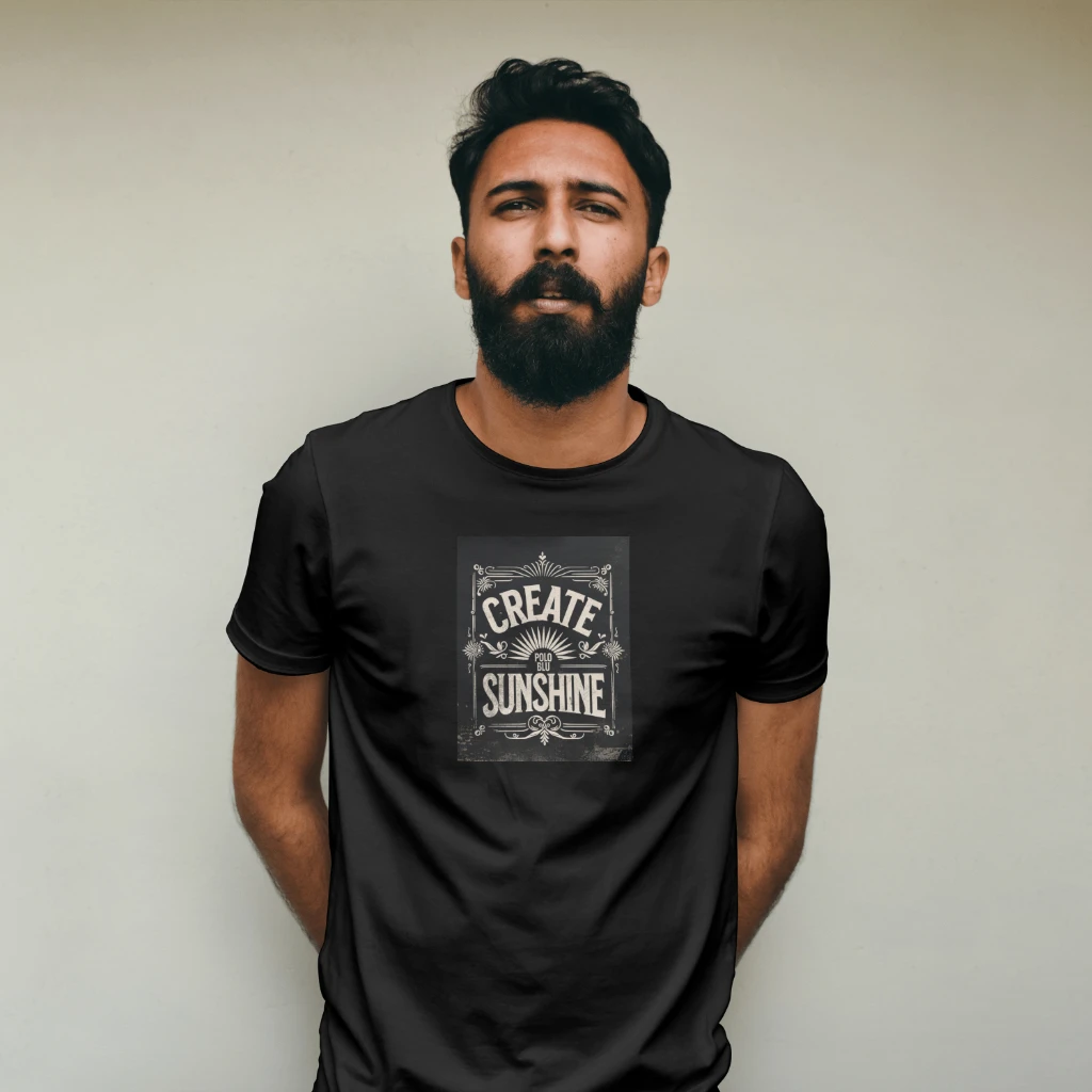 Camiseta Masculina Moda Verão Casual em Algodão Leve Estilosa do P ao G1