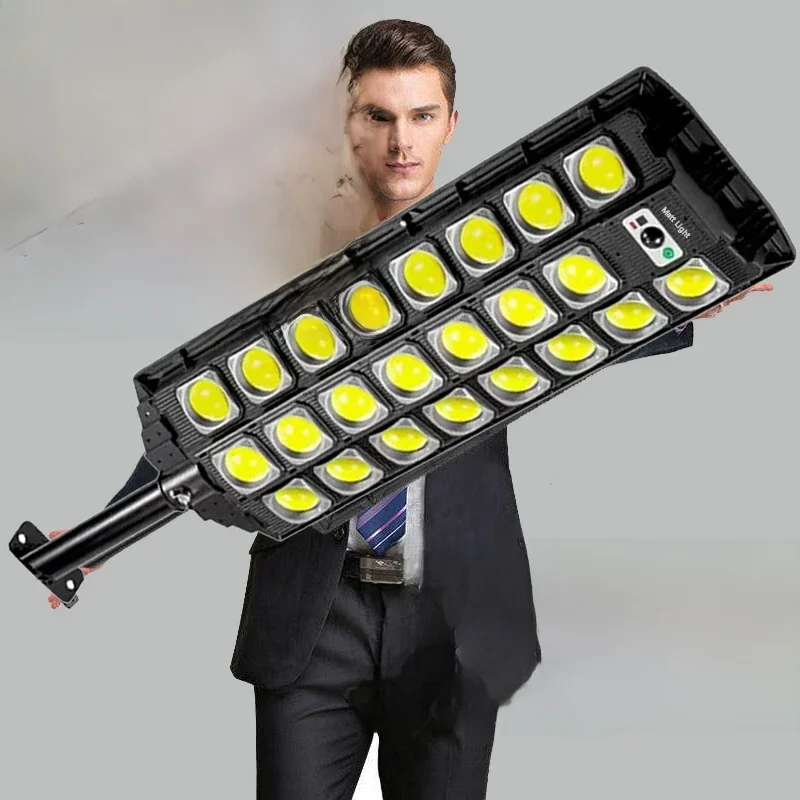 Lampes solaires de rue, étanches, à détecteur de mouvement, murales, LED, avec 3 modes d'éclairage, lampes solaires pour jardin, patio