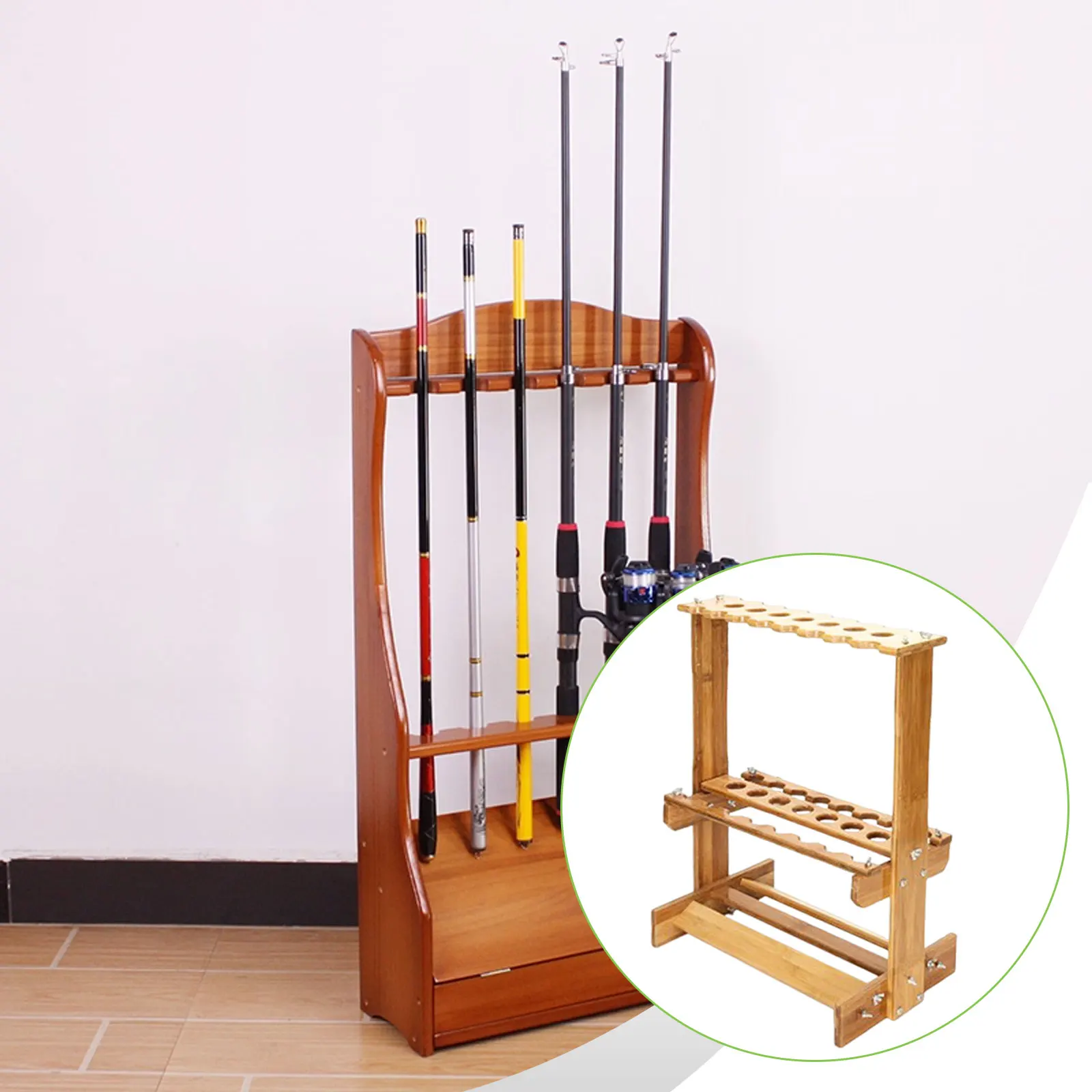 Vertical Bamboo Fishing Rod Rack Organizer for Outdoor Boat Fishing Eco-Friendly Storage Solution for Fishing Gear - AliExpress 18 Vertical Bamboo Fishing Rod Rack Organizer for Outdoor Boat Fishing Eco-Friendly Storage Solution for Fishing Gear - AliExpress 18