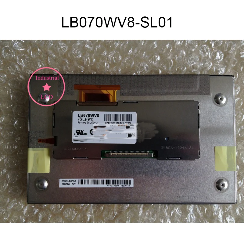 

LCD LB070WV8-SL01 LB070WV8(SL)(01) Original 7 Inch Display Screen Panel 800×480