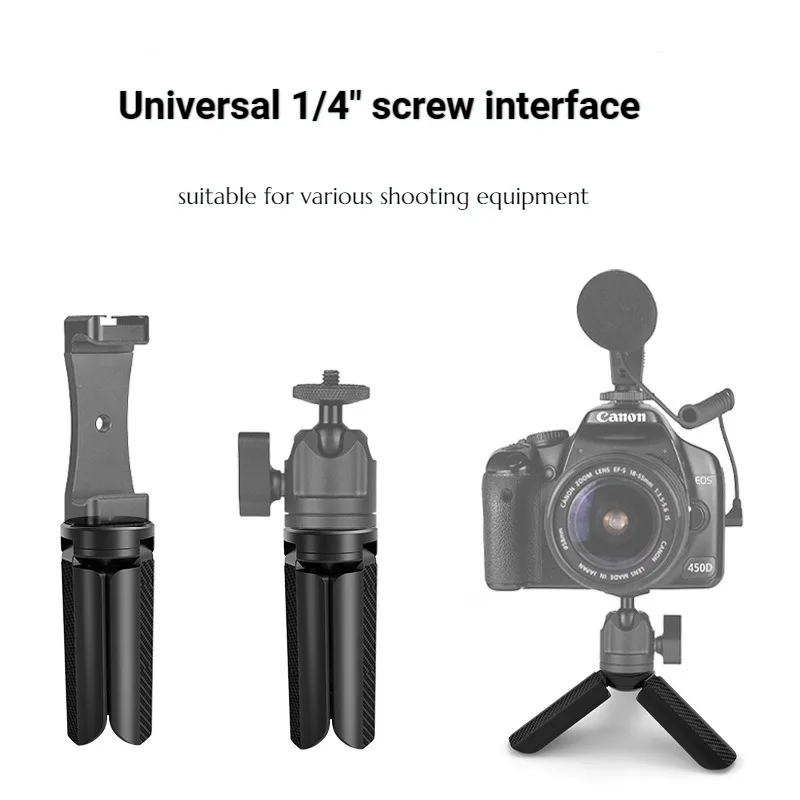 Mini Desk Tripod for DJI Pocket 2 3 GoPro Action 2 3 4 Camera Phone DJI OM 6 5 4 OSMO Mobile 3 Stabilizer Gimbal Desktop Tripod