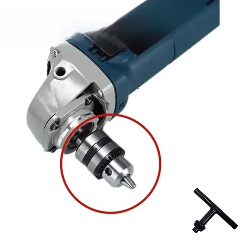 M10 Angle Grinder Bits Angle Grinder Electric Drill Conversion Chuck 1.5-10mm Holder Power Drill Convert Adapter M10 Thread
