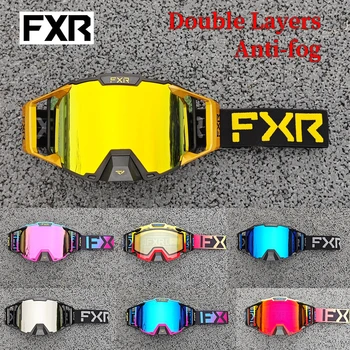 FXR Combat MX Goggle หมวกกันน็อคแข่งวิบากแว่นตา MTB ATV MX หน้ากากป้องกันลมขี่จักรยานแว่นตาแข่งแว่นตาสกี