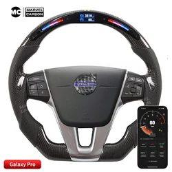 100% REAL CARBON FIBER STEERING WHEEL COMPATIBLE WITH Volvo