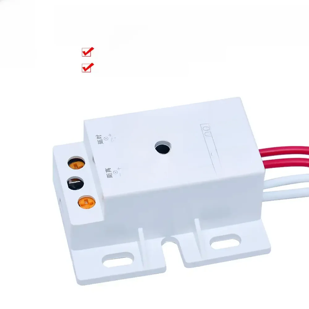 Nowy 220V AC 50Hz Auto przełącznik czujnika podczerwieni PIR Radar mikrofalowy czujnik ruchu ciała moduł regulowany dla zakresu odległości czasu — zdjęcie produktu 7