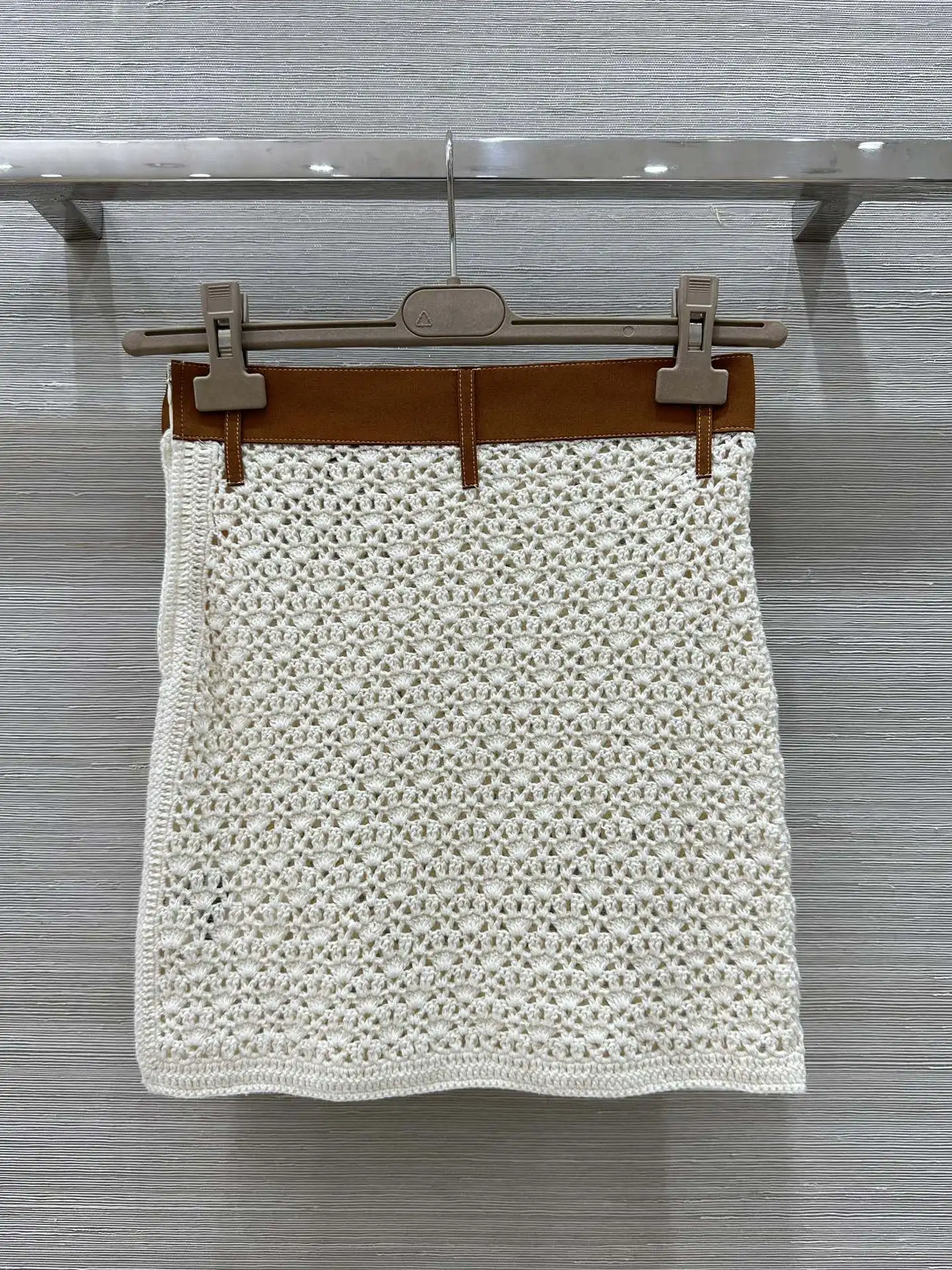 

25 New Retro Stitching Hand Crocheted Fashion High-end A-line Version Skirt