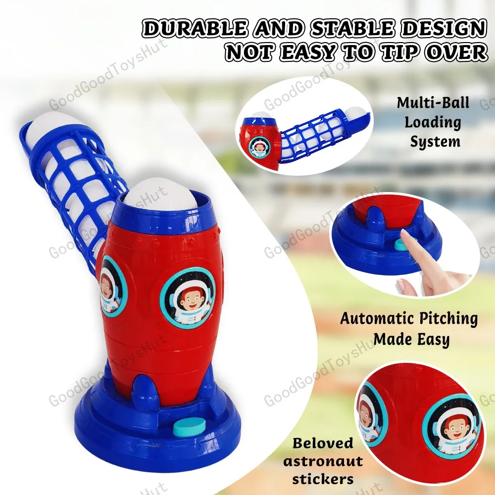 Outdoor Baseball Toy Set with Bat & 10 Balls, Backyard Sports Training Kit for Kids, Summer Play Gift