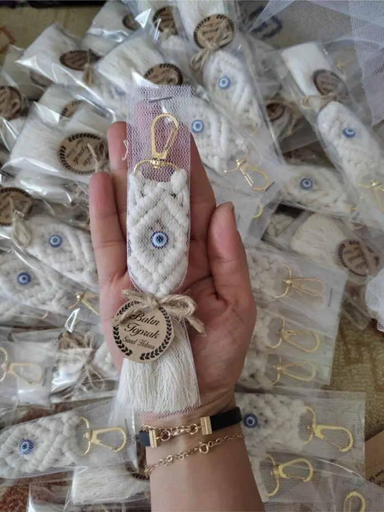 Tassel Handmade Key Chain special design Wedding Promise Engagement Wedding Kına Night and Other special occasions souvenir gift