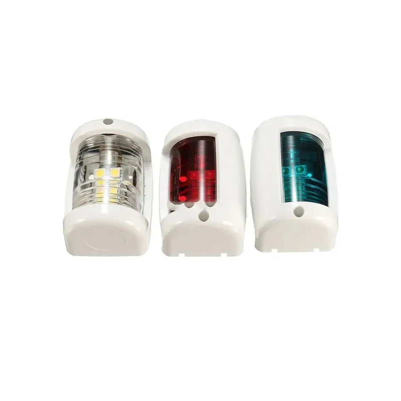 12V Boat Side Light Navigation Lights Red Green Signal Lamp For Marine Boat Yacht Truck Trailer Red Green Marine Side Lamp