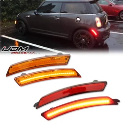 Front Amber Rear Red Led Fender Side Marker Lights For Mini Cooper R56 R57 Coupe R58 Roadster R59 R60 R61 Clubman R55