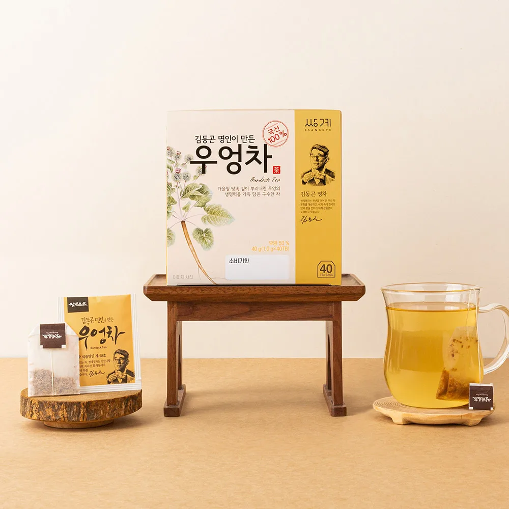 40 tea bags X 3 burdock tea made by the famous Kim Dong-gon