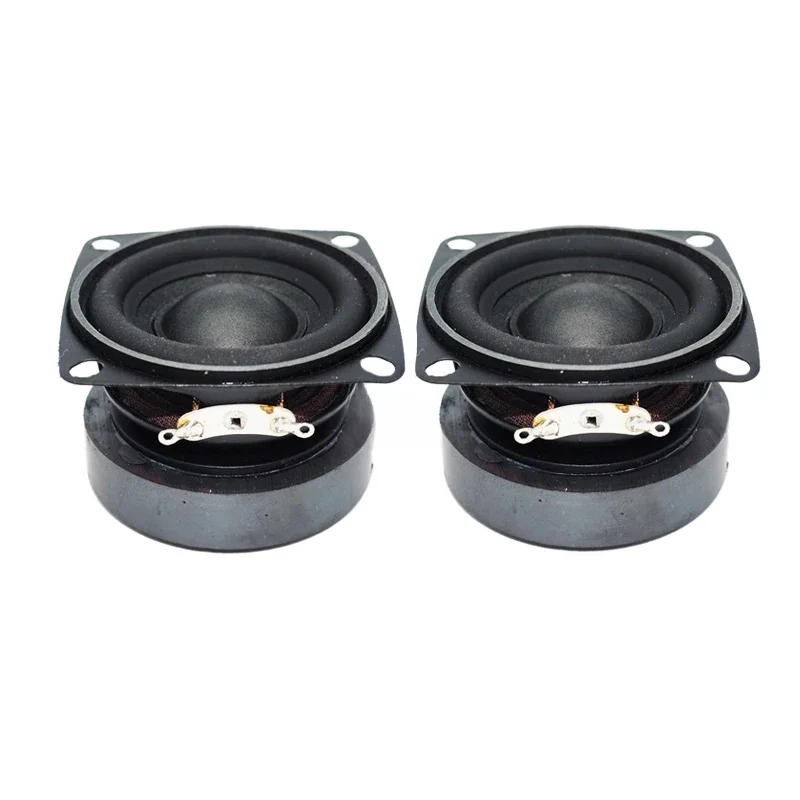 2 pièces Audio 53mm haut-parleurs portables 2 pouces gamme complète 4 Ohm 15 W haut-parleur bricolage son Mini caisson de basses pour haut-parleur BT Home cinéma