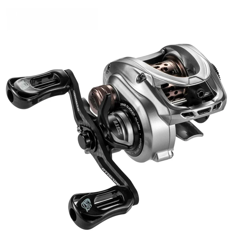 SOLOKING ACURA HICC50 Pro Baitcastingrolle 10+1BB Ultraleichte BFS-Rolle für Barschforellen 7,1/8,1 Übersetzungsverhältnis 4 kg Drag Angelrolle