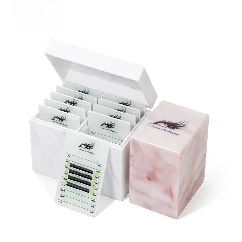 GLAMLASH 5/10 Layer Deluxe akrylowe pudełko do przechowywania rzęs Przestronny organizer Narzędzie studyjne do przedłużania rzęs — zdjęcie 2
