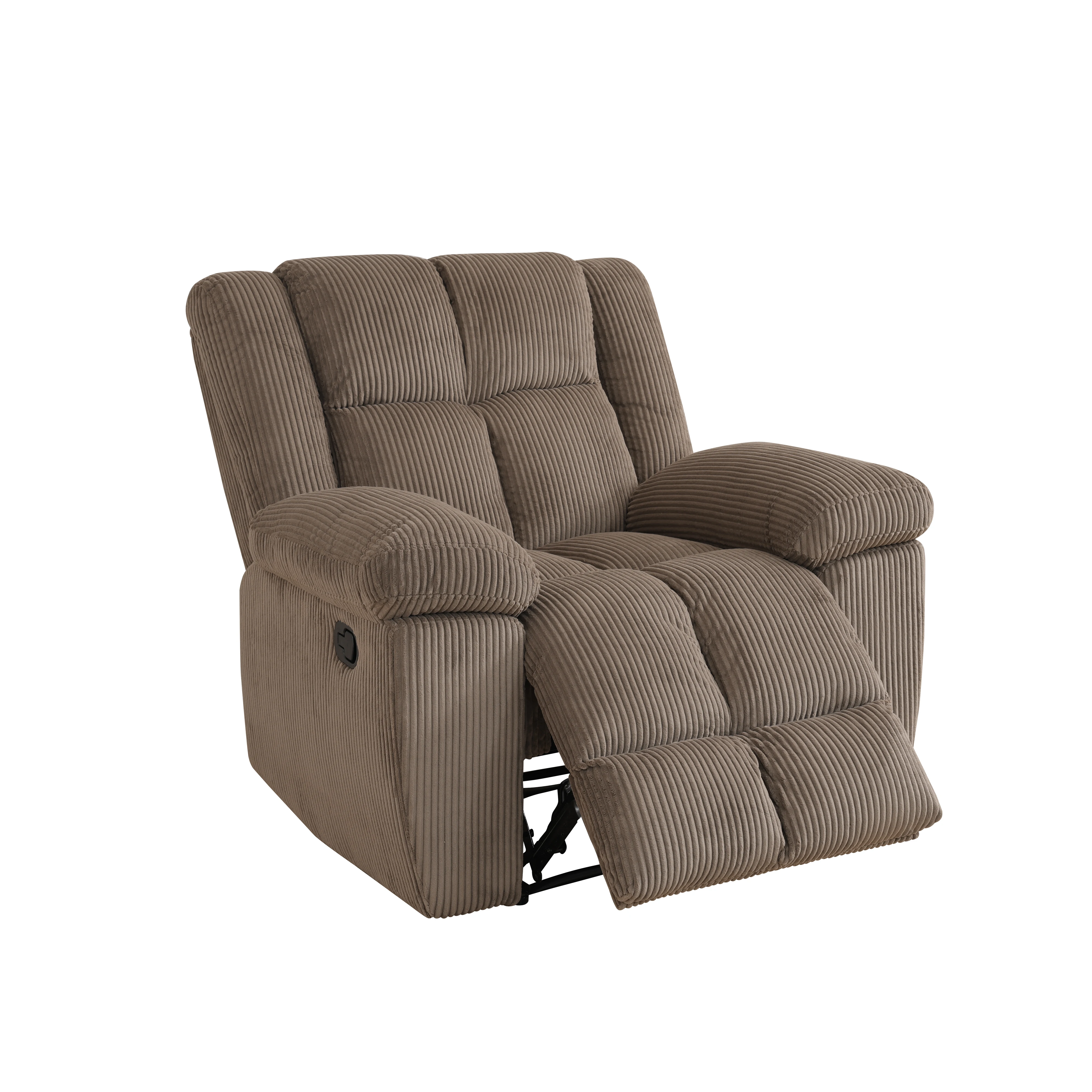 Premium Multi-Functional Intelligent Sofa – Fabric Recliner with Solid Wood Frame, Dual-Layer Springs, and High-Density Sponge – Adjustable Backrest (110-115°) for Sleeping & Relaxation