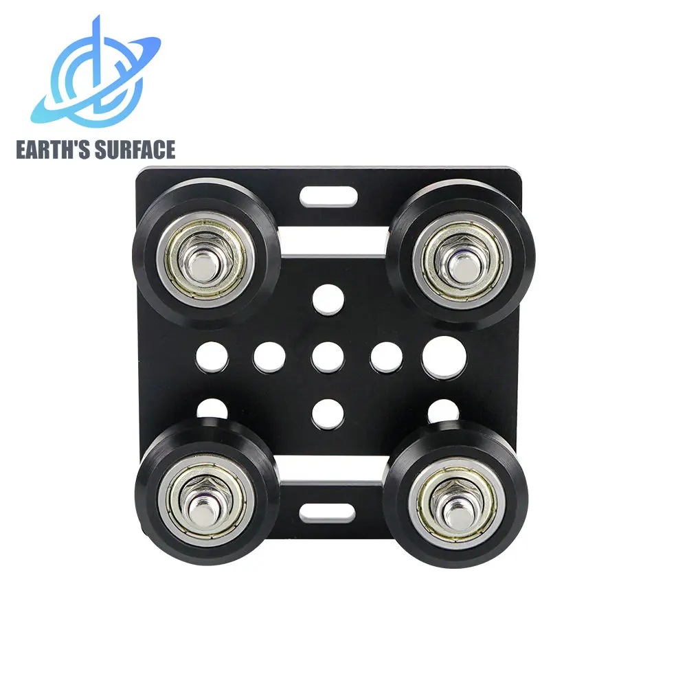 DB-3D Printer Parts Openbuilds V Gantry Plate Set Special Slide Plate Pulley For 3D Printer 2020 /2040 V-Slot Aluminum Profiles