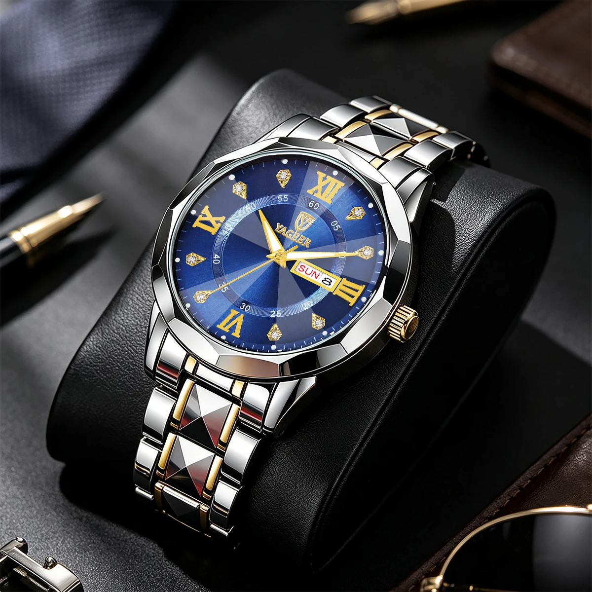 2-Piece Couple Watch Set, Casual and Versatile for Everyday Wear, Suitable for Couples, a Perfect Choice for Gifting