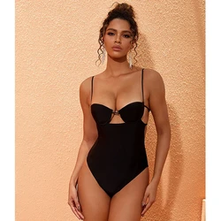 2023 Sexy   Bikini  Backless  Onepiece  Swimwear Women Beachwear Luxury Bathing Suit