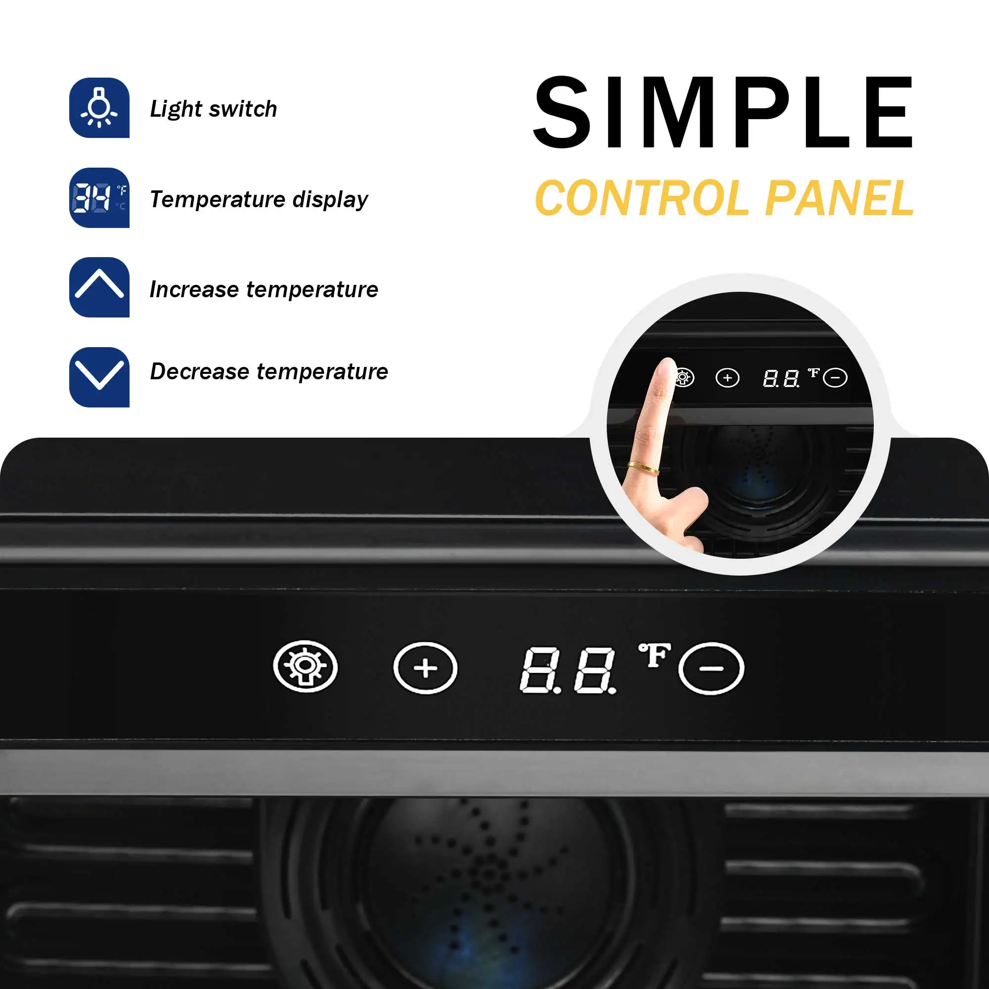 Simzلايف-ثلاجة ومبرد مشروبات صغيرة ، باب زجاجي ، علبة ، أسود ، منزل ، بار ، مكتب