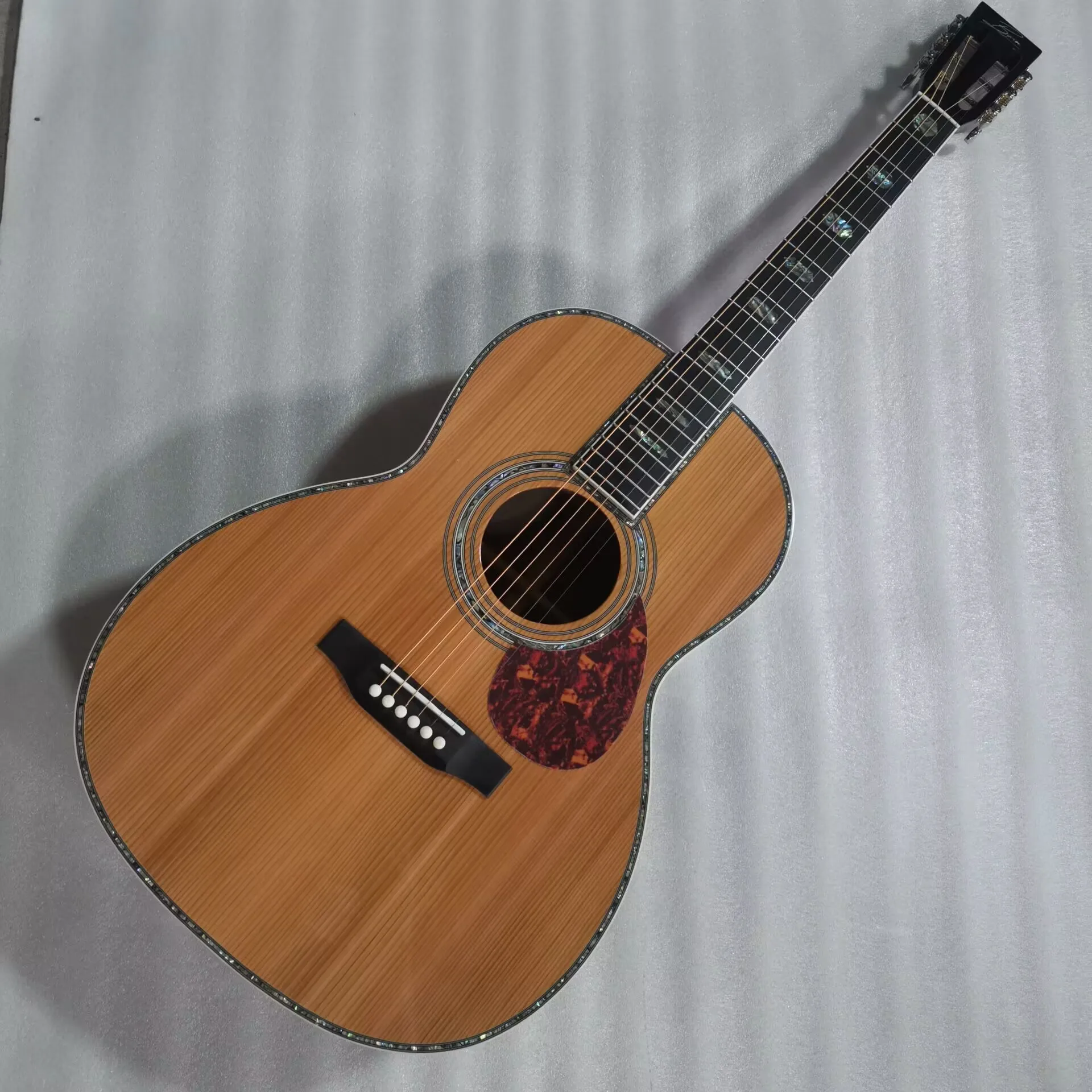 

solid cedar wood top classcial/slot headstock OOO45 guitar 6 string top quality spanish guitar clearance