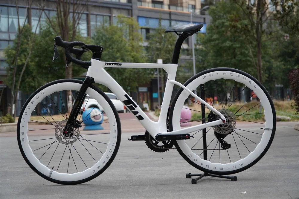 AliExpress 2025TWITTER R15pro wireless electronic variable speed EDS-28S T800 Full Carbon Road Bike Pressure Disc Brakes велосипед bicycles