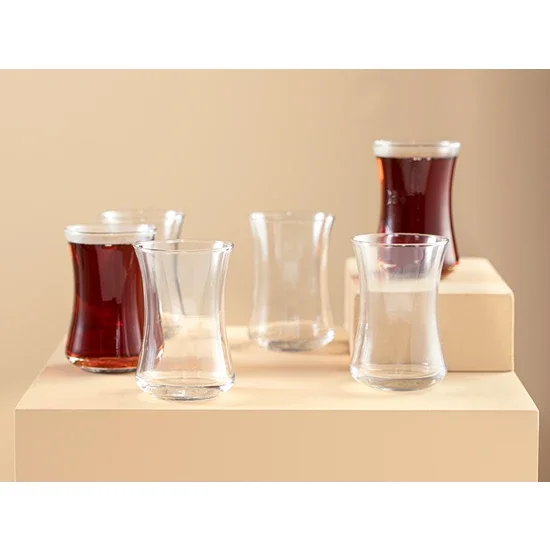 English Home Basel Glass 6 Piece Tea Glass 160 ml