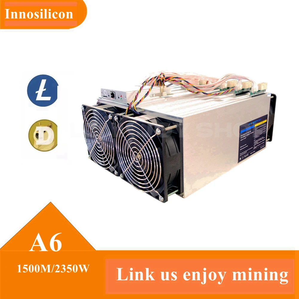 Dogecoin Miner Innosilicon A6 Plus 2200M A6 1230M สำหรับ Mining ปฏิทิน ICO เหรียญ PSU ใช้