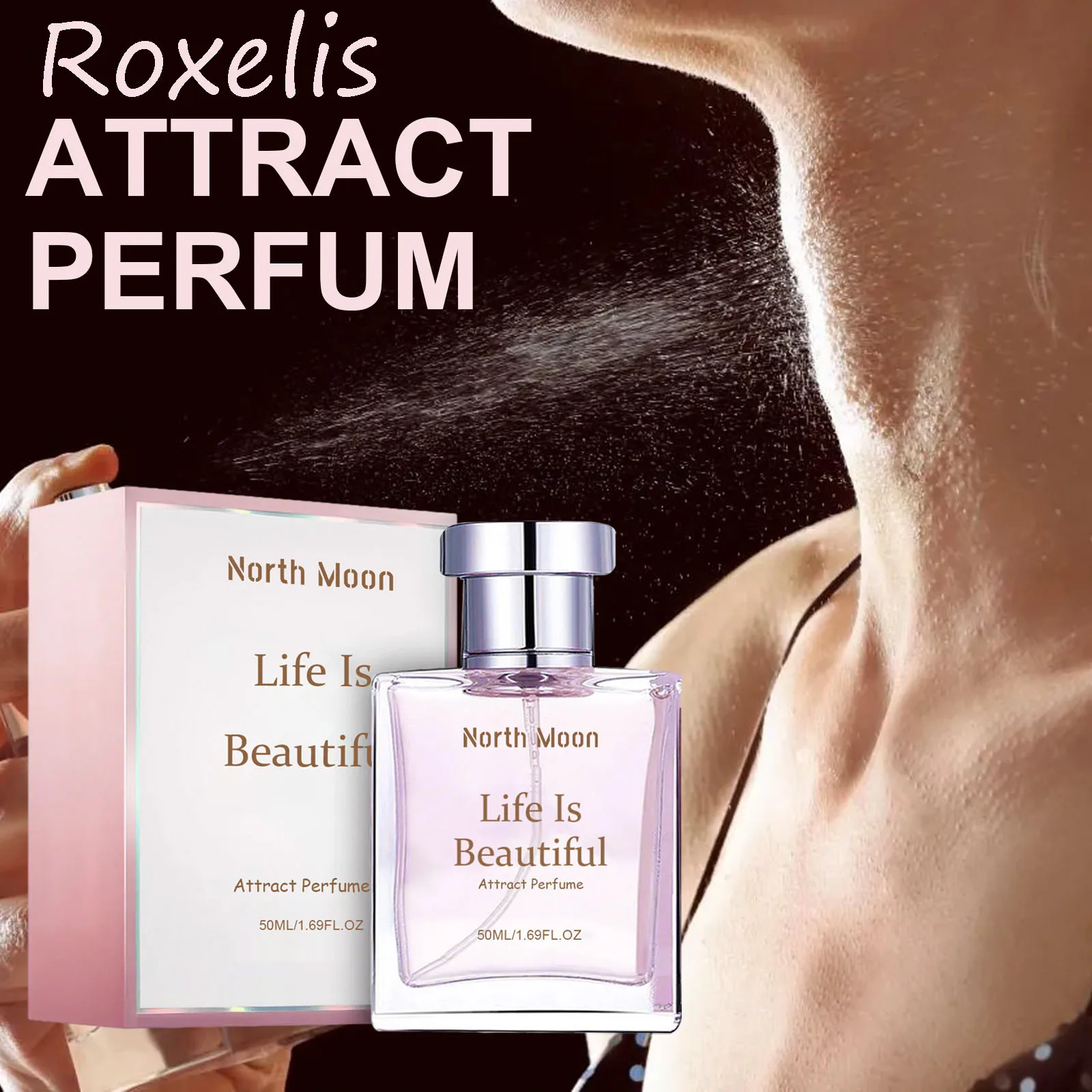 

Привлекательный парфюм Северной Луны, очаровательный, стойкий свежий цветочный аромат, деловой свидание, аромат для волос на теле, духи