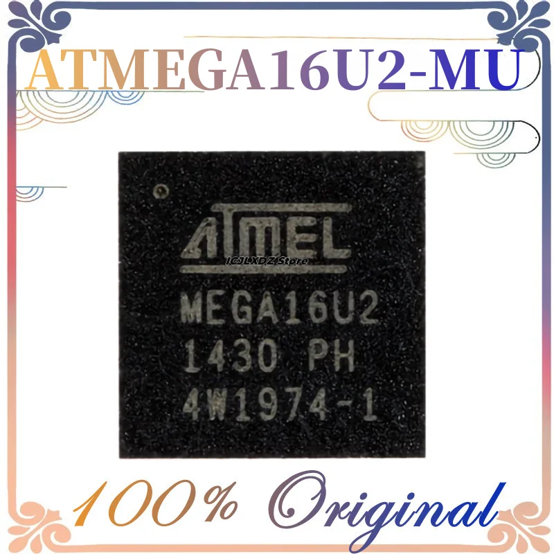 1pcs/lot New Original ATMEGA16U2-MU ATMEGA16U2 ATMEGA16 ATMEGA IC MCU Chip VQFN-32 In Stock