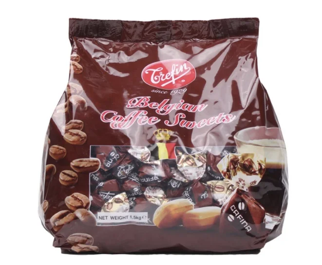 Costco Belgian Coffee Candy with large capacity Belgian Belgian Sour Coffee Candy 1.5kg Costco Bone Candy LESO candy kkerkland