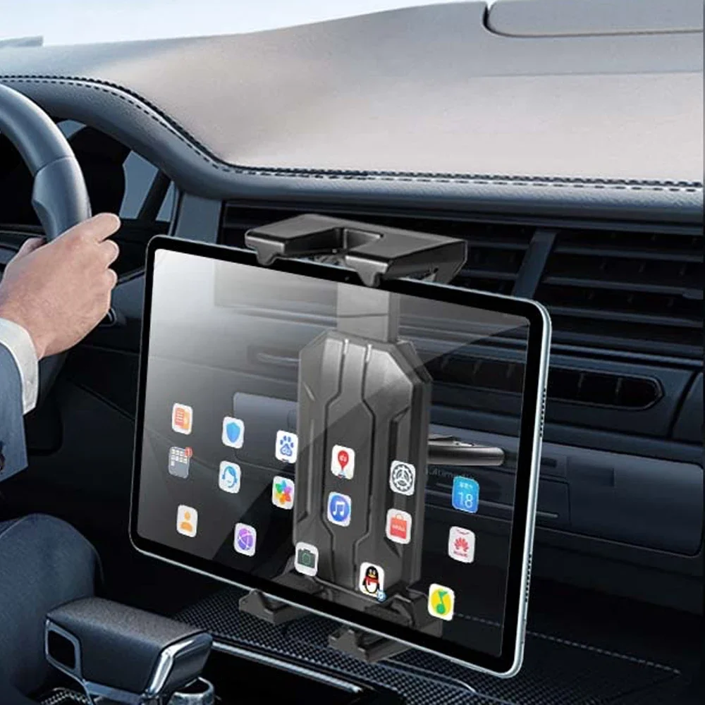 Universal Car CD Player Slot Mount, Tablet Stand, Suporte do telefone celular para iPad Pro Air 4 a