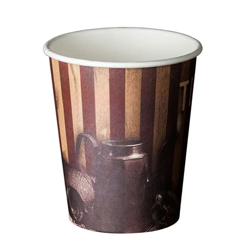 Vasomadrid, copos descartáveis do cartão, biodegradáveis, 6oz, 1000 pces, compatíveis com a tampa,