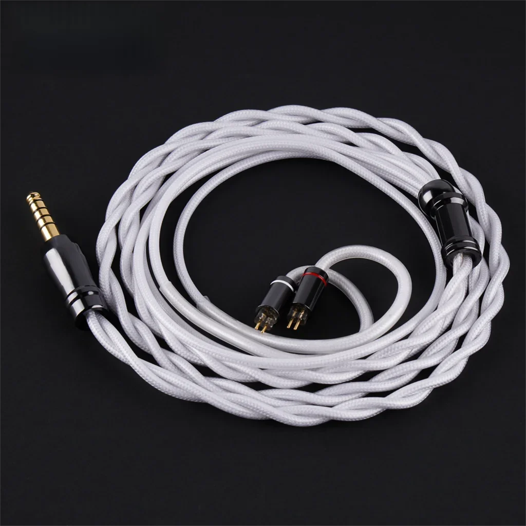 Kabel audio NICEHCK SnowWings IEM, 24K pozłacany, dwuwarstwowe pokrycie, do słuchawek Zero Davinci F1 Pro Himalaya Explorer DB2 IEM — zdjęcie produktu 7