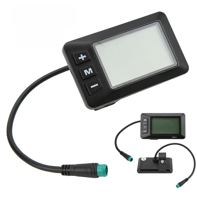 AliExpress Qiilu New GD01 Display for JN Controller Electric  Display 36V 48V LCD GD01 Display 5 Pin Waterproof Plug for 22.2mm Handlebar