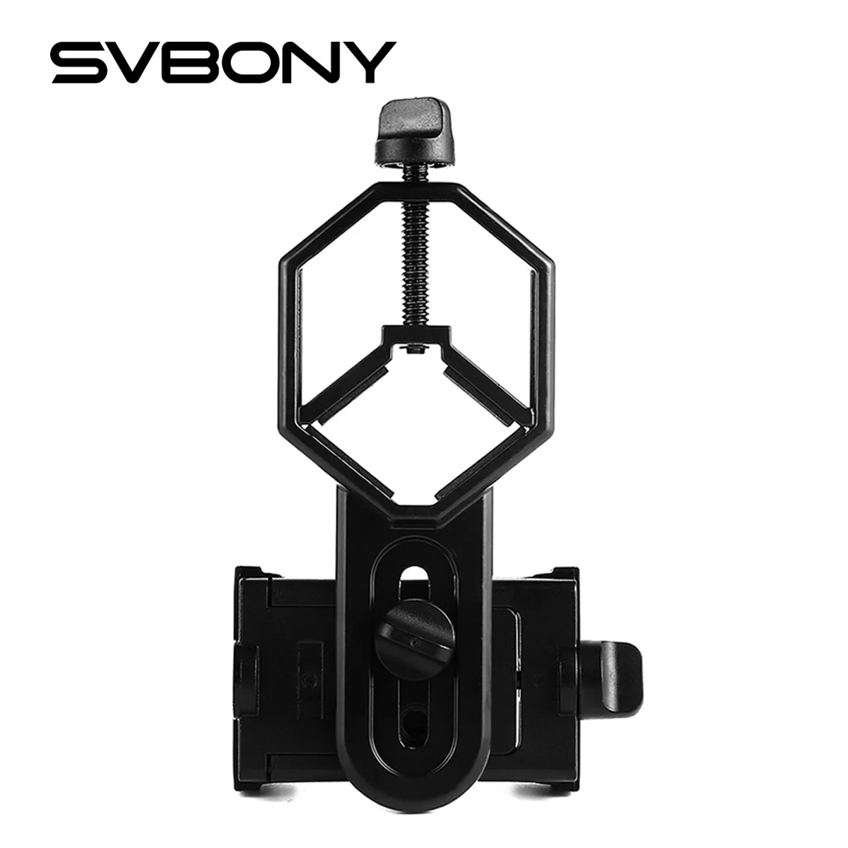 SVBONY Universal Cell Phone Adapter Mount Support Eyepiece Diameter 25-48mm for Binocular Monocular Spotting Scope Telescope