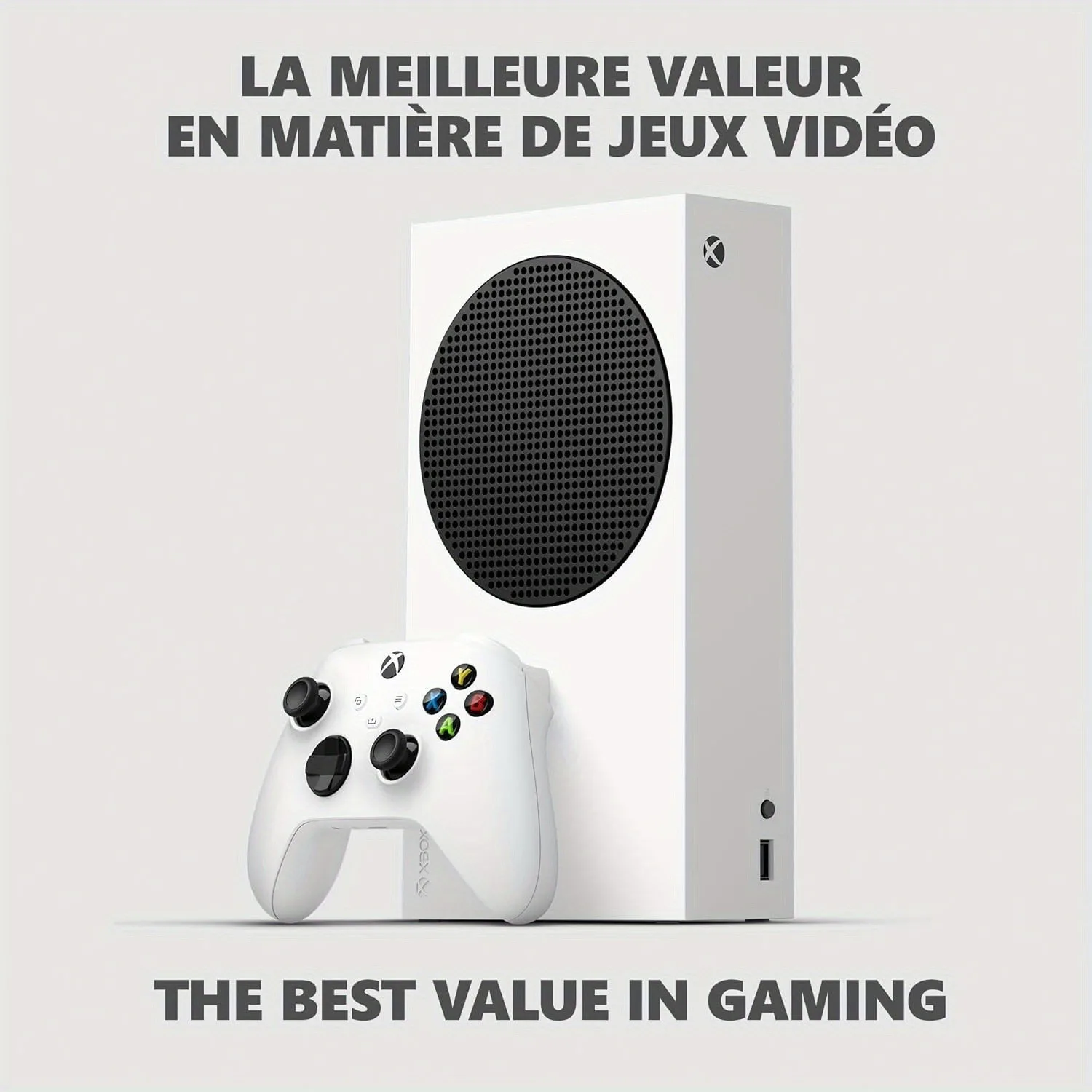 وحدة تحكم الألعاب - Microsoft - وحدة تحكم Xbox Series S سعة 512 جيجابايت لجميع الألعاب (ألعاب خالية من القرص) - أبيض #2