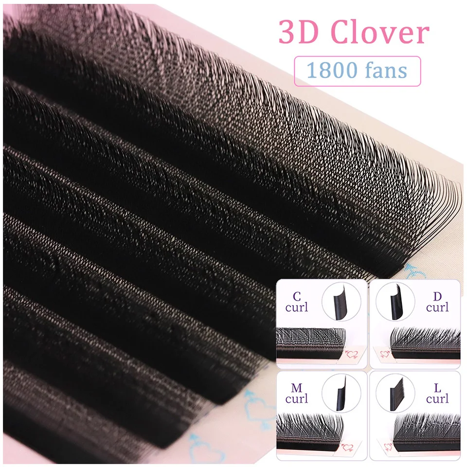 تمديد رموش على شكل Y سهل التطبيق ثلاثي الأبعاد 4D 5D حجم الرموش الصناعية الطبيعية Wispy W YY شكل رموش بالمنك الصناعي للمكياج
