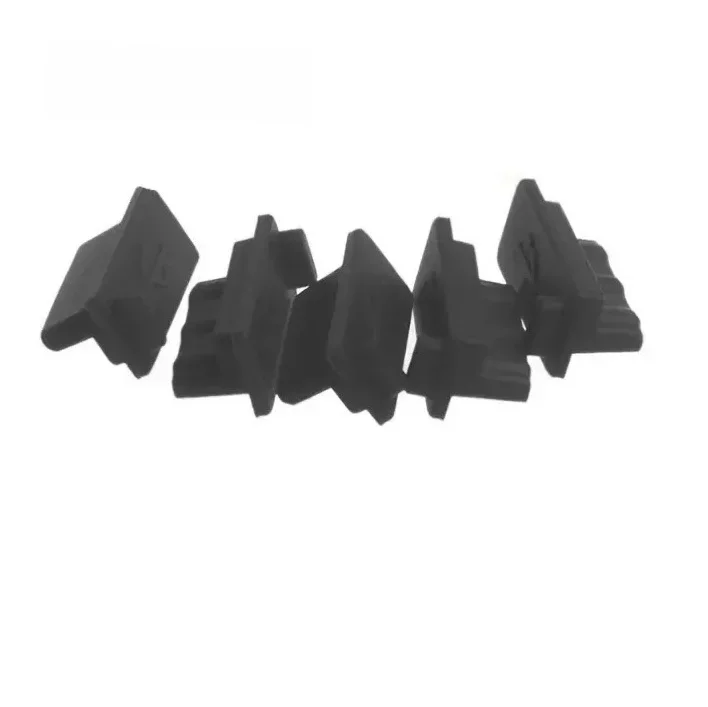 5-10Pcs przeciwpyłowa wtyczka USB Port ładowarki pokrywa żeńskie gniazdo interfejs uniwersalny silikonowy ochraniacz Tablet PC Notebook Laptop — zdjęcie 2