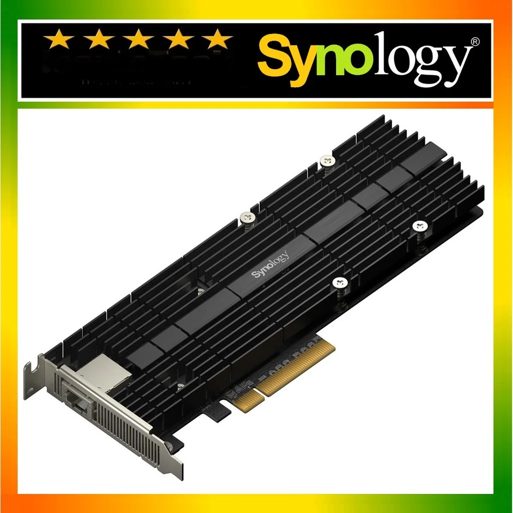 Synology E10M20-T1 M.2 SSD وبطاقة محول كومبو 10 جيجابت لـ SA3600 SA3400 RS820 + DS2419 + DS1821 + RS2818RP + DS1621xs +