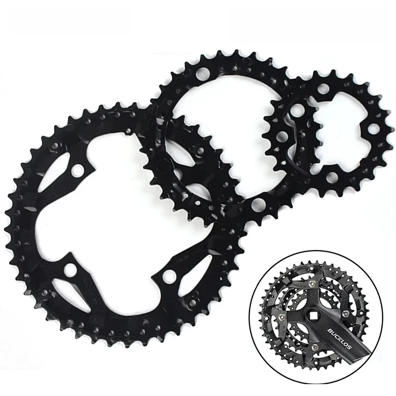 AliExpress BUCKLOS Bike Chainring MTB Bicycle Chainwheel 3*10 Speed Triple Chainring 22T 32T 44T 104/64BCD Bike