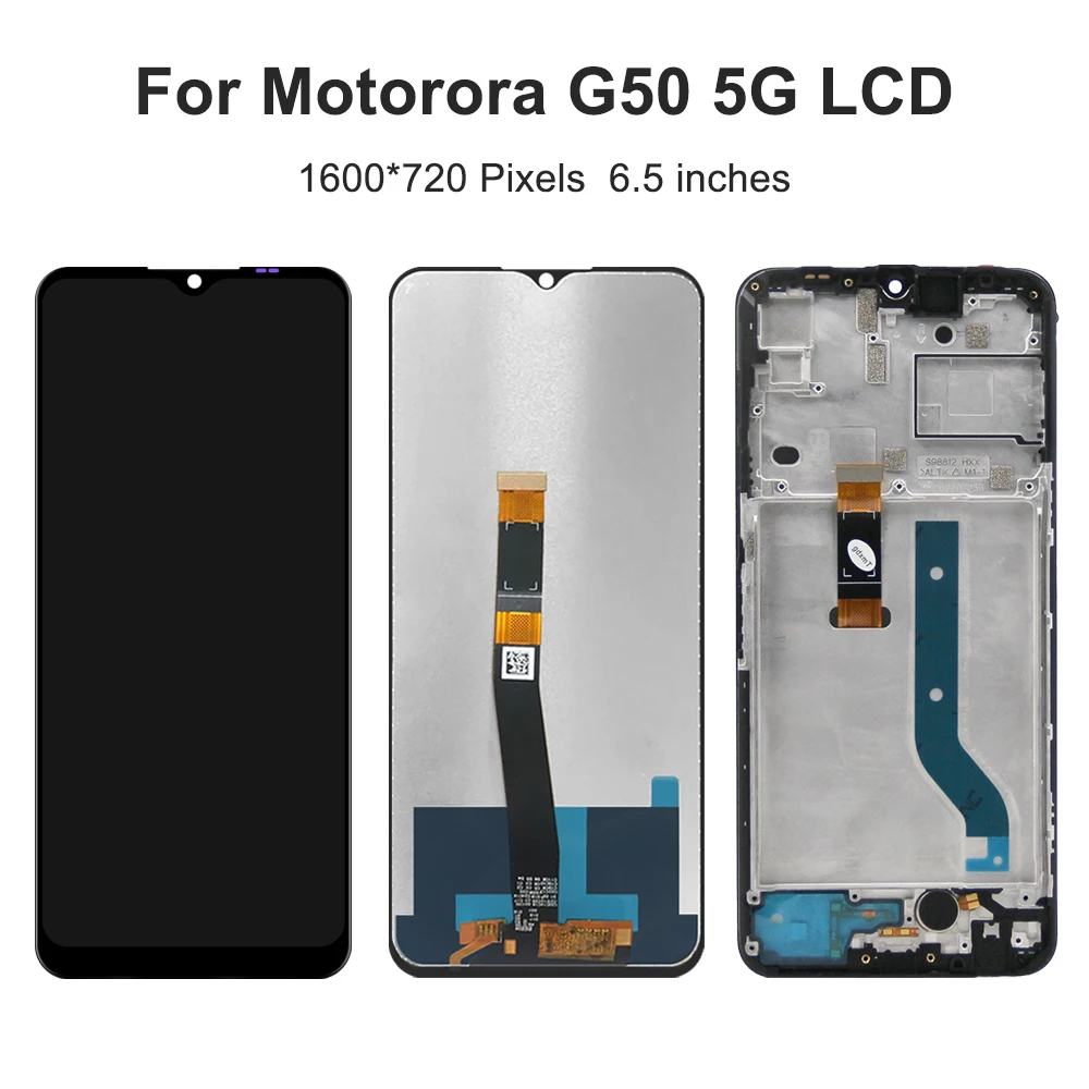 6.5 inch For Motorola Moto G50 Lcd XT2137-1 XT2137-2 Screen Display Touch Digitizer Assembly For Moto G50 5G LCD  XT2149-1