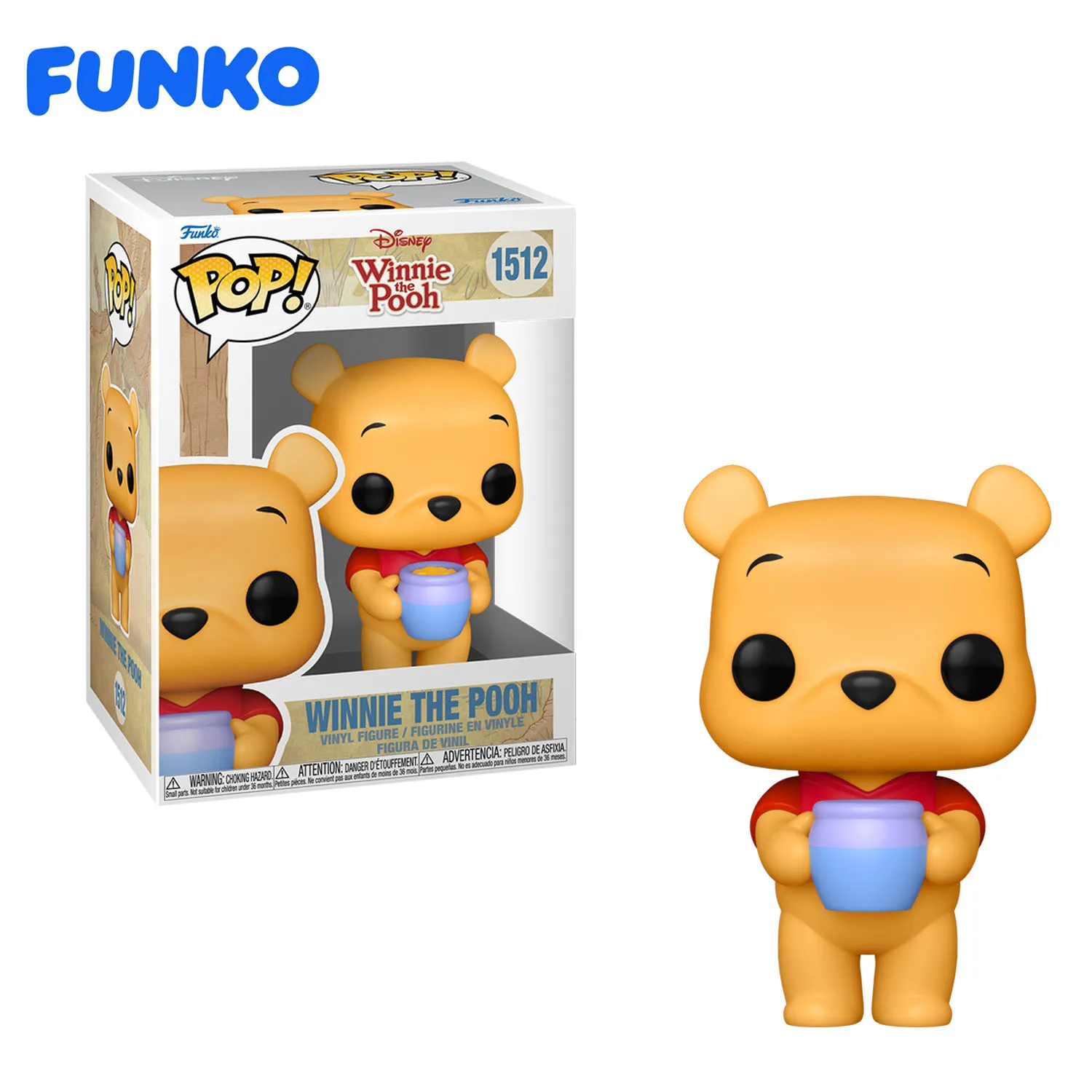 

Официальный Funko POP! Виниловая фигурка Винни-Пуха от Disney, сувенир по мотивам фильмов и сериалов, коллекционная виниловая кукла, идеальный выбор для подарка.