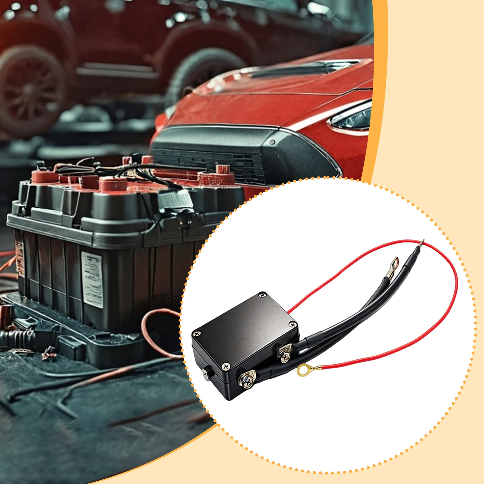 Car Battery Power Cut Off Switch 12V 24V Heavy Duty Smart Anti Leakage Protection Universal Battery Disconnect Easy Installation