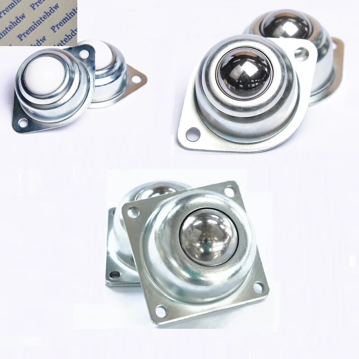 SUS304 Nylon Ball Transfer Units Roller Conveyor Screw Surface Mount