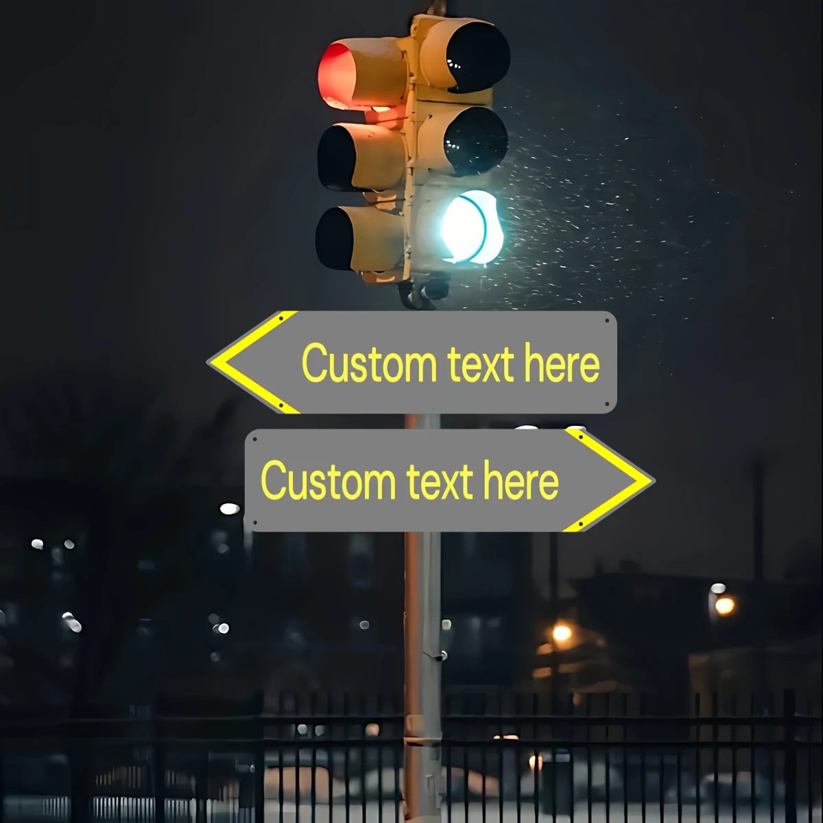 Custom aluminum directional signs, personalized waterproof durable, fit corridors, courtyards, gardens and public roadside use - view 4