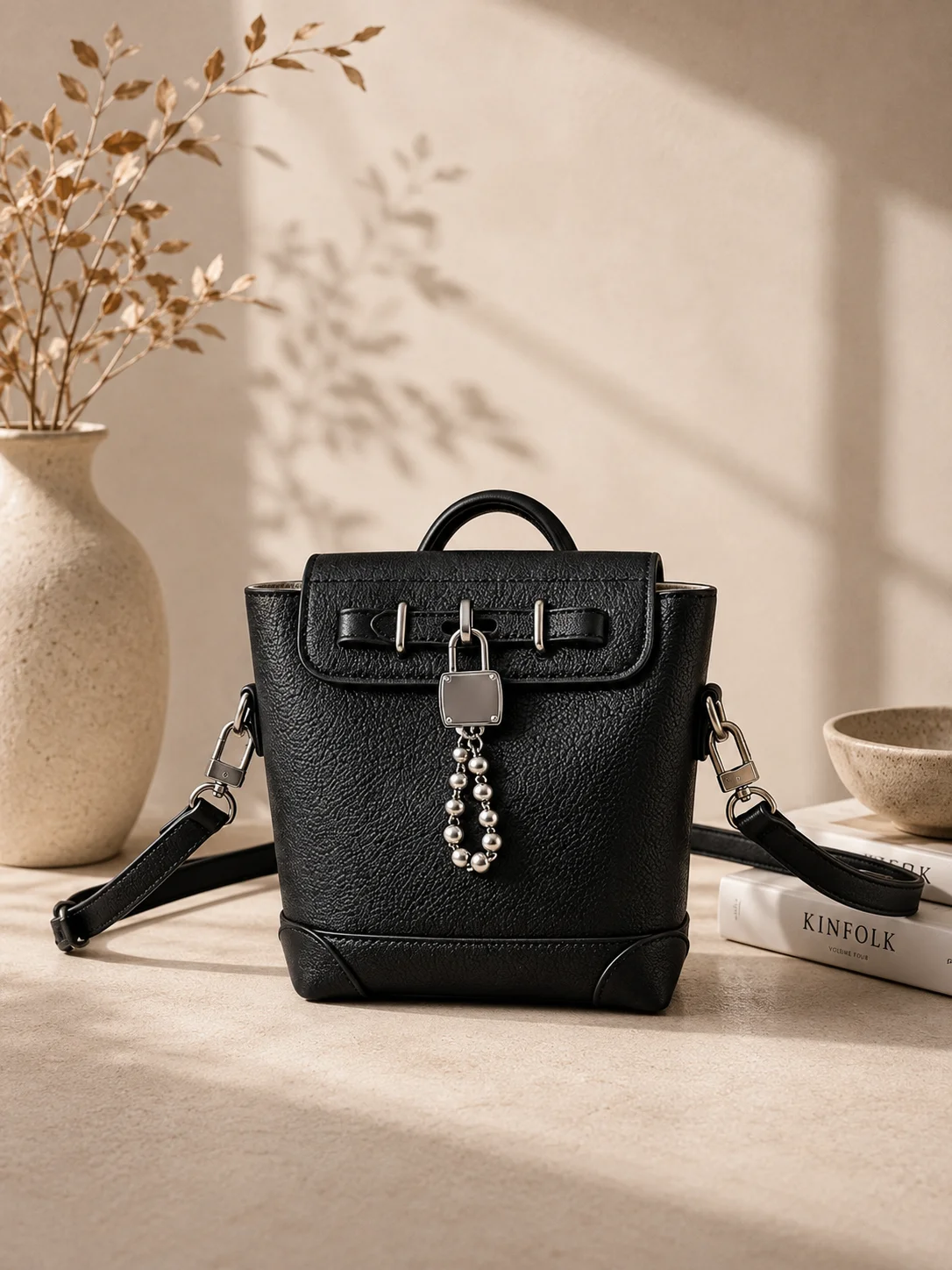 

Famous Luxury Designers Bag 16.5X20X8.5CM Women's Bag PU Leather Bag Portable Travel Backpack Without Box
