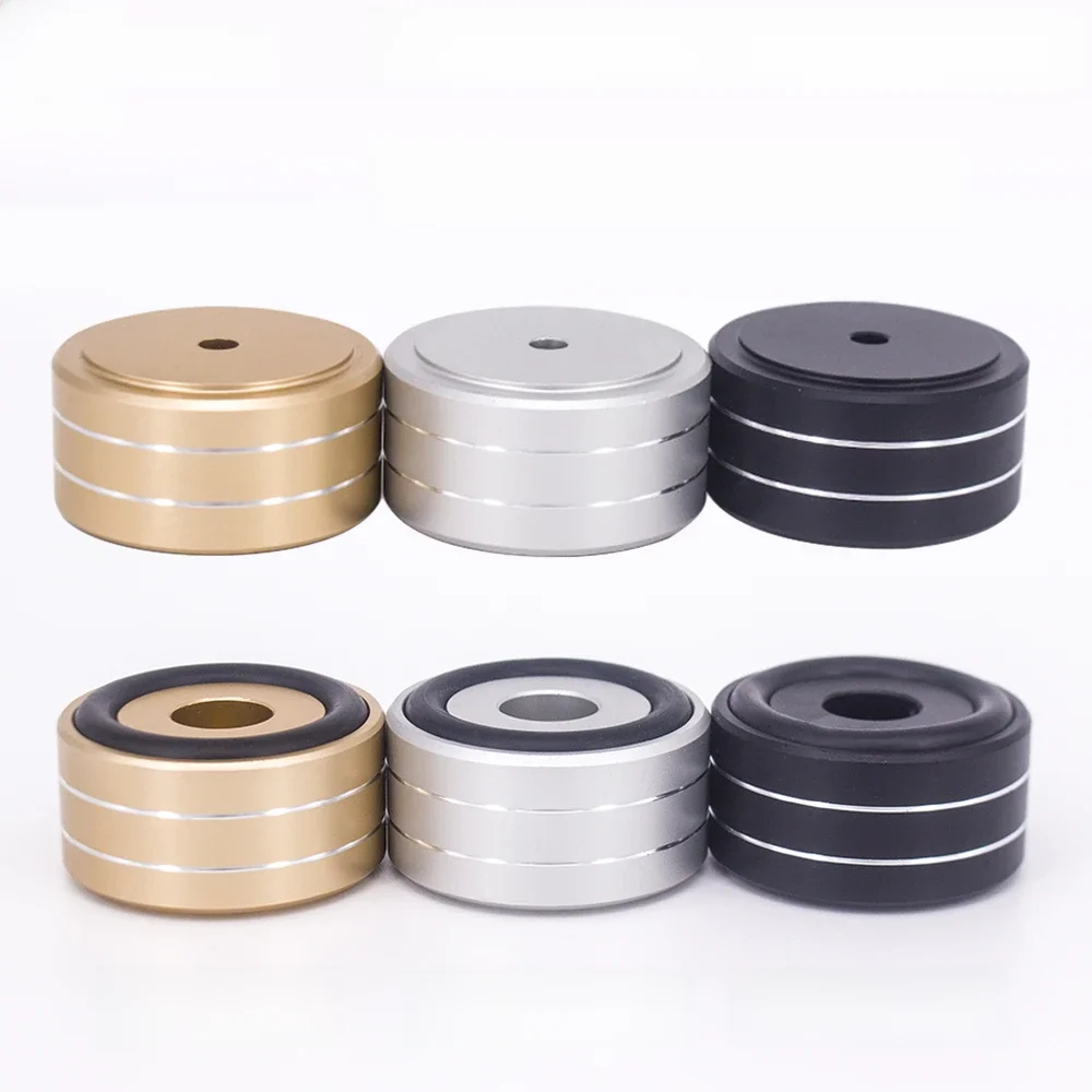 4 sztuk 40*20mm wzmacniacz aluminiowy stóp amortyzator wzmacniacz gumowe nóżki HIFI gramofon stóp głośnik Audio izolacja podkładka pod stopy — zdjęcie produktu 7