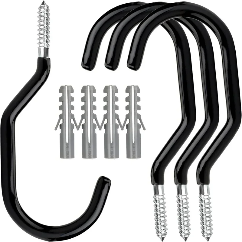 AliExpress NONE Bike Wall Mount Hook Heavy Duty Metal Hook Garage Organizer Bicycle Parking Buckle Garden Indoor Anti-slip Bicycle Wall Stand